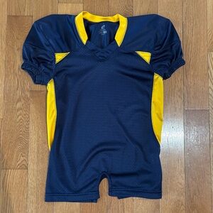 Champro Mesh Navy and Yellow Football Jersey